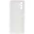 Кольоровий силіконовий чохол із захистом камери на Samsung Galaxy M54 5G – Білий / White. Фото 4 з 7