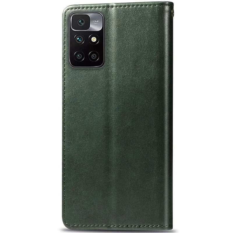 Чохол-книжка GETMAN Gallant  на Xiaomi Redmi 10 – Зелений. Фото 2 з 5