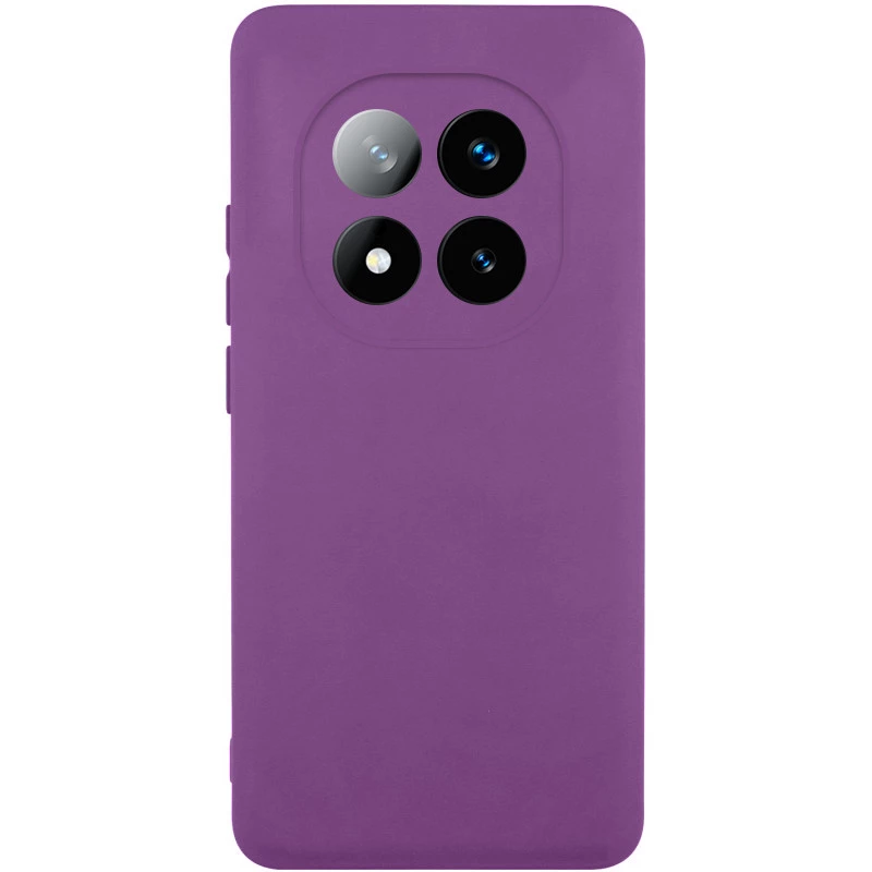 Чохол Silicone Case Lakshmi Premium з закритою камерою на Xiaomi Redmi A5 / Poco C71 – Сливовий / Purple. Фото 1 з 1