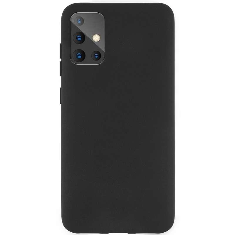 

Цветной силиконовый чехол для Samsung Galaxy A51 (Черный), Чорний