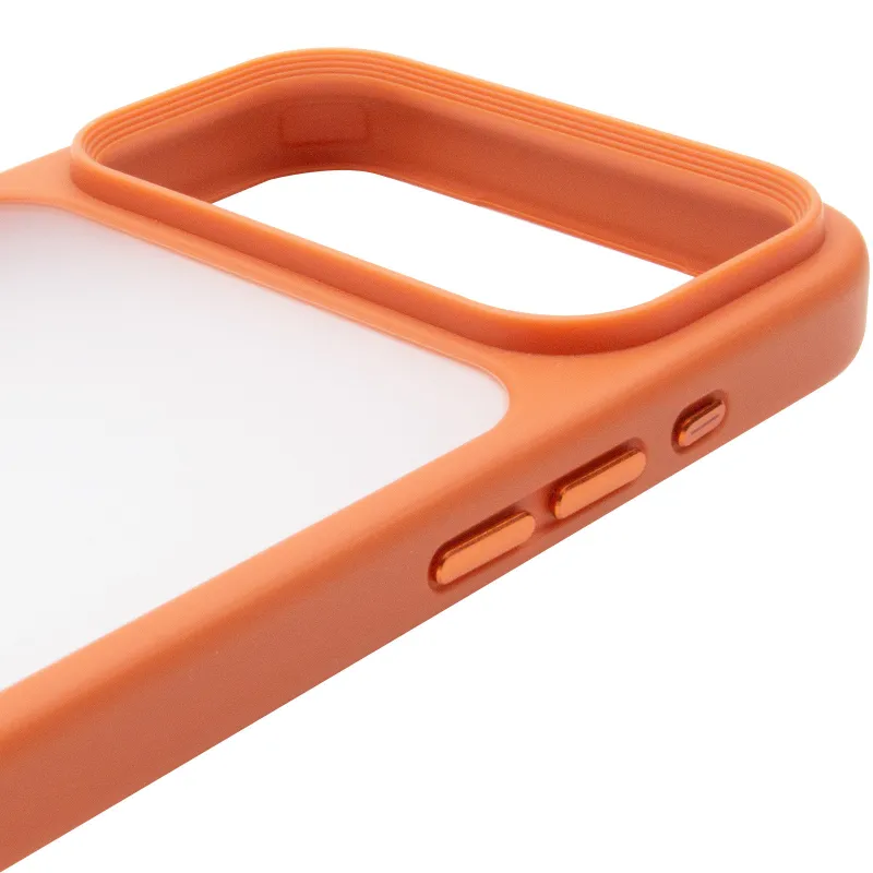 TPU+PC з металевими кнопками на Apple iPhone 17 Pro Max (6.9") – Помаранчевий / Orange. Фото 6 з 7