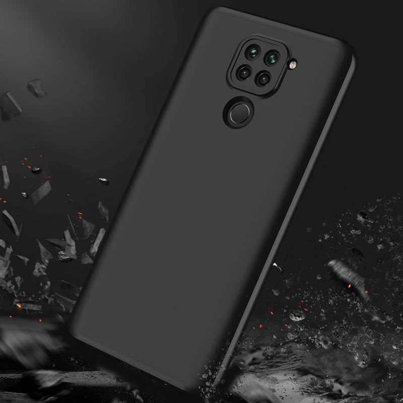 Чохол із захистом 360 градусів GKK на Xiaomi Redmi Note 9 / Redmi 10X – Чорний. Фото 5 з 7