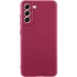 Цветной силиконовый чехол GETMAN с закрытой камерой на Samsung Galaxy S21 – Бордовый / Marsala. Фото 1 из 5
