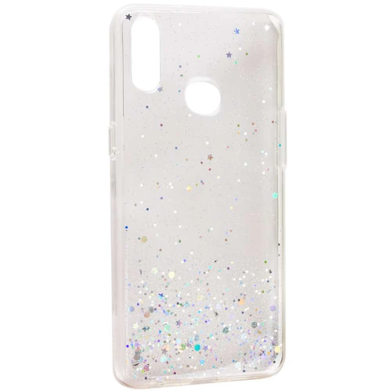 

Силиконовый чехол Star Glitter для Samsung Galaxy A10s (Прозрачный), Прозорий