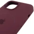 Чохол Silicone Armor Max with MagSafe для Apple iPhone 15 (6.1") – Бордовий / Plum. Фото 5 з 6