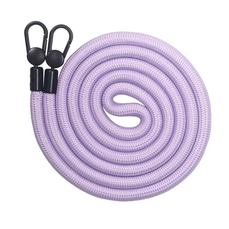 Прозорий силіконовий чохол з ремінцем на Apple iPhone 13 Pro Max (6.7") – Light Purple. Фото 4 з 12