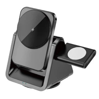 БЗП WIWU Wi-W018 3 in 1 wireless charger фото 1 з 4