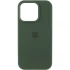 Чехол Silicone Case (AA) Logo with MagSafe для Apple iPhone 14 (6.1") – Зеленый / Cyprus Green. Фото 1 из 1