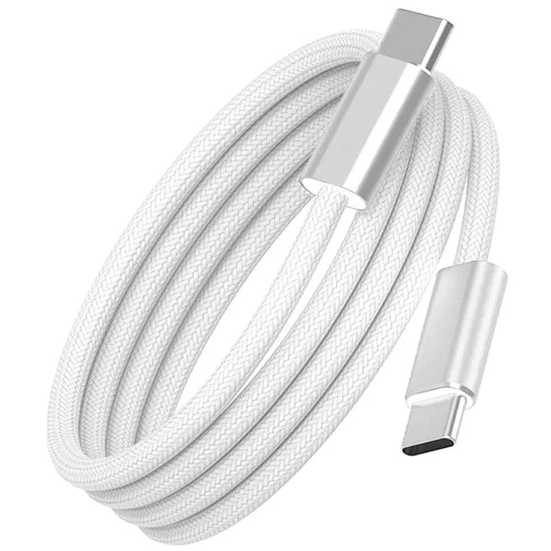 Дата кабель WIWU C101 Essen Type-C to Type-C 240W (1.5m) – White. Фото 2 из 4