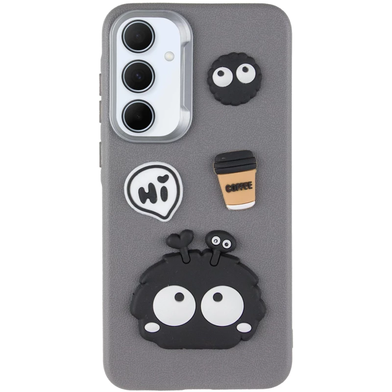 Чехол Labubu Toys для Xiaomi Redmi 14C / Poco C75 – Monster / Grey. Фото 5 из 12