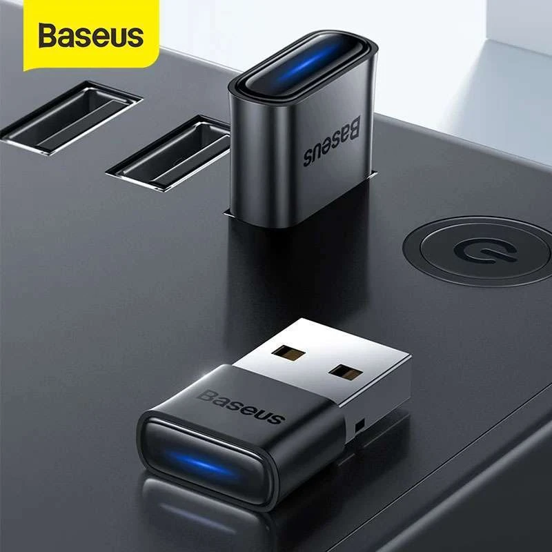 Bluetooth адаптер Baseus BA04 (ZJBA) – Черный. Фото 2 из 3