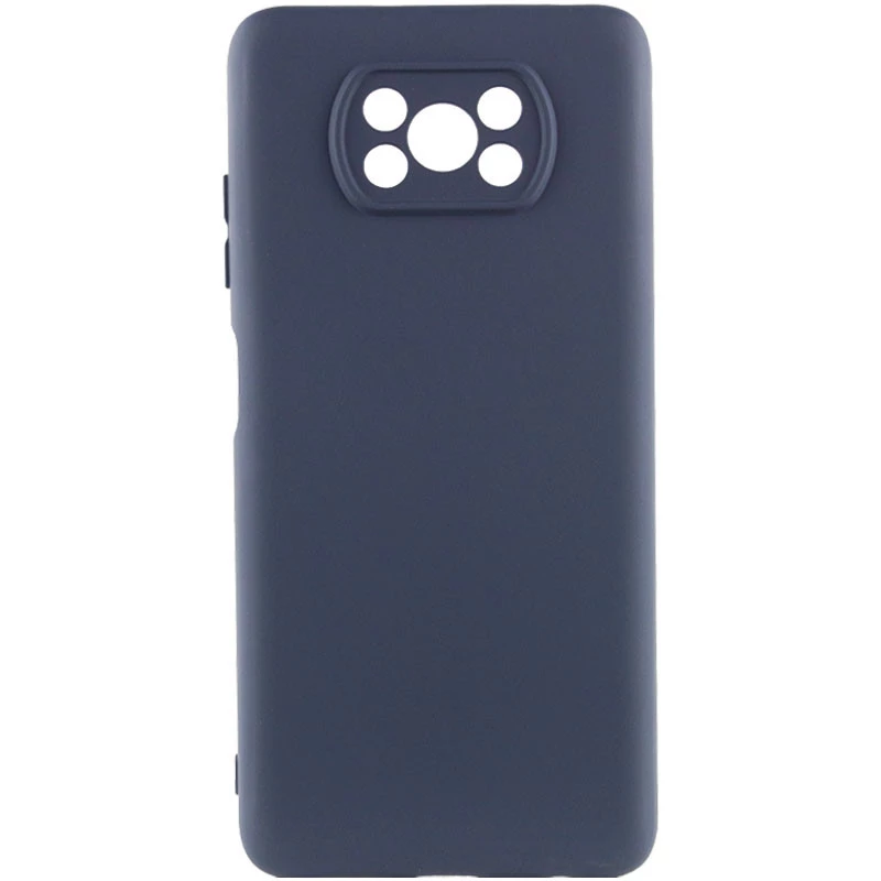 

Чехол Silicone Case Lakshmi с закрытой камерой для Xiaomi Poco X3 NFC / Poco X3 Pro (Синий / Midnight Blue), Синій / midnight blue
