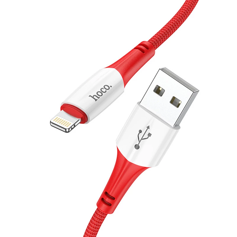 Дата кабель Hoco X70 Ferry USB to Lightning (1m) – Red. Фото 2 з 4
