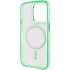 Силіконовий чохол Iris с MagSafe на Apple iPhone 13 Pro (6.1") – Салатовий. Фото 5 з 8
