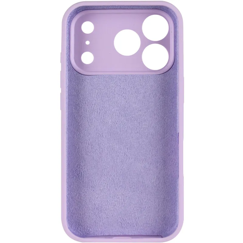 Чехол Silk Full Camera Protective (AA) NO LOGO для Apple iPhone 17 Pro Max (6.9") – Сиреневый / Lilac. Фото 3 из 5