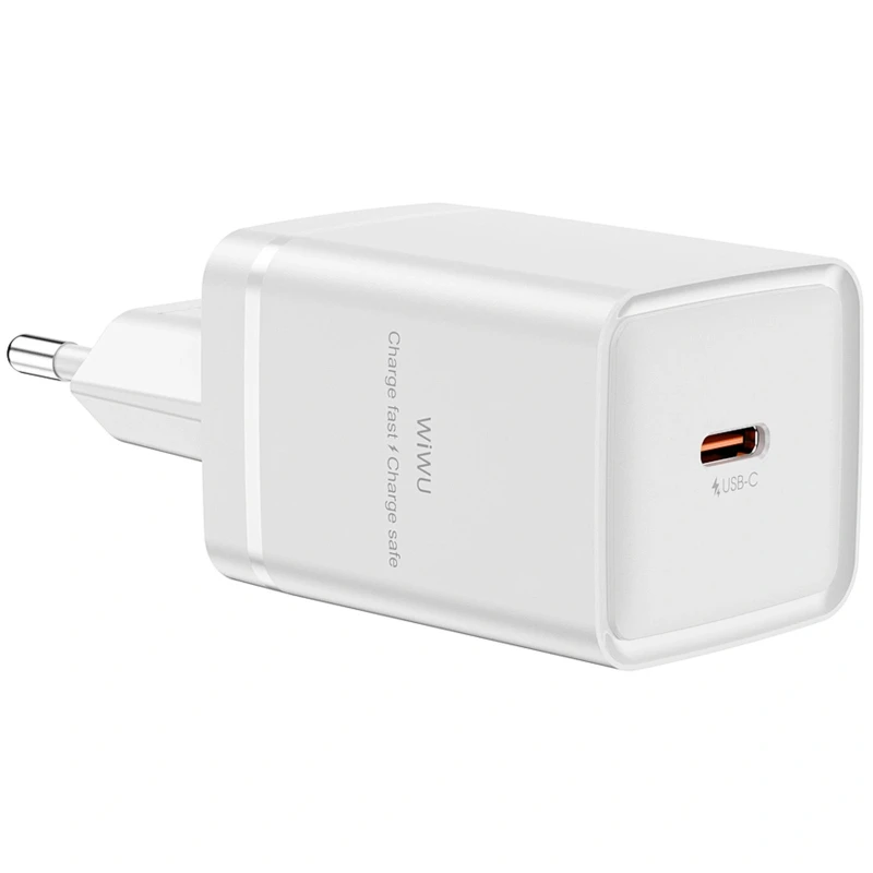 СЗУ WIWU G036 Essen PD45W (1USB-C) – White. Фото 4 из 5