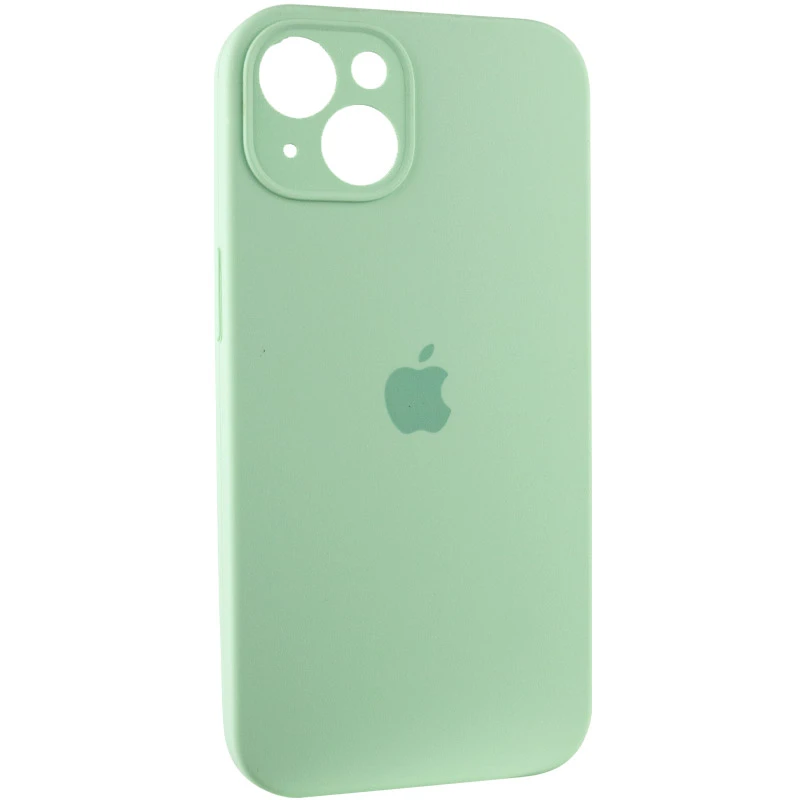 Чехол Silicone Case с защитой камеры для Apple iPhone 13 (6.1") – Зеленый / Pistachio. Фото 3 из 7
