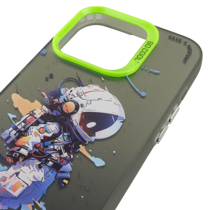 Чехол TPU+PC Street Art для Apple iPhone 16 Pro Max – Astronaut. Фото 6 из 7