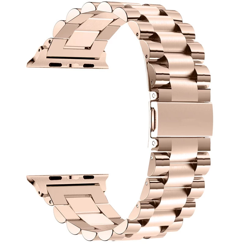 Ремешок Steel Elegance для Apple Watch 42(ser.1-3)/44/45/46/49mm – Rose Gold. Фото 3 из 11
