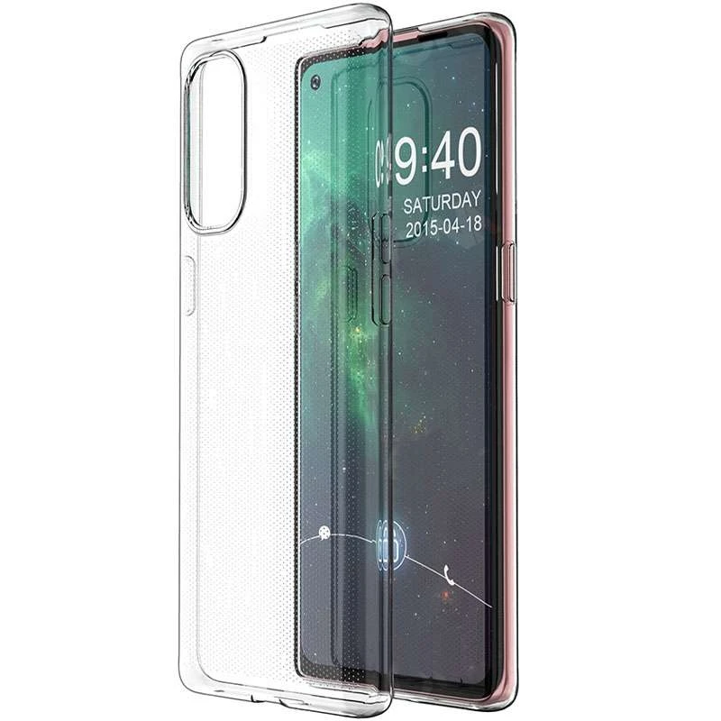 

Ультратонкий силиконовый чехол 1 мм для Oppo Reno 4 (Бесцветный (прозрачный)), Безбарвний (прозорий)