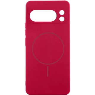 Чохол Silicone Cover Lakshmi Full Camera (AA) with Magnetic Fit для Google Pixel 9 Pro XL — Червоний / Rose Red