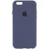Чехол Silicone Case с закрытым низом для Apple iPhone 6/6s (4.7") – Темно-синий / Midnight blue. Фото 1 из 3