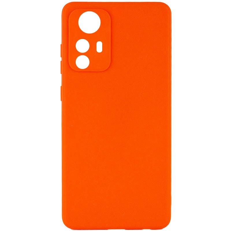 

Кольоровий силіконовий чохол із захистом камери на Xiaomi Redmi Note 12S (Помаранчевий / Orange)