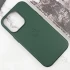 Шкіряний чохол Silicone Case Premium з MagSafe and Animation на Apple iPhone 16 – Green. Фото 2 з 5