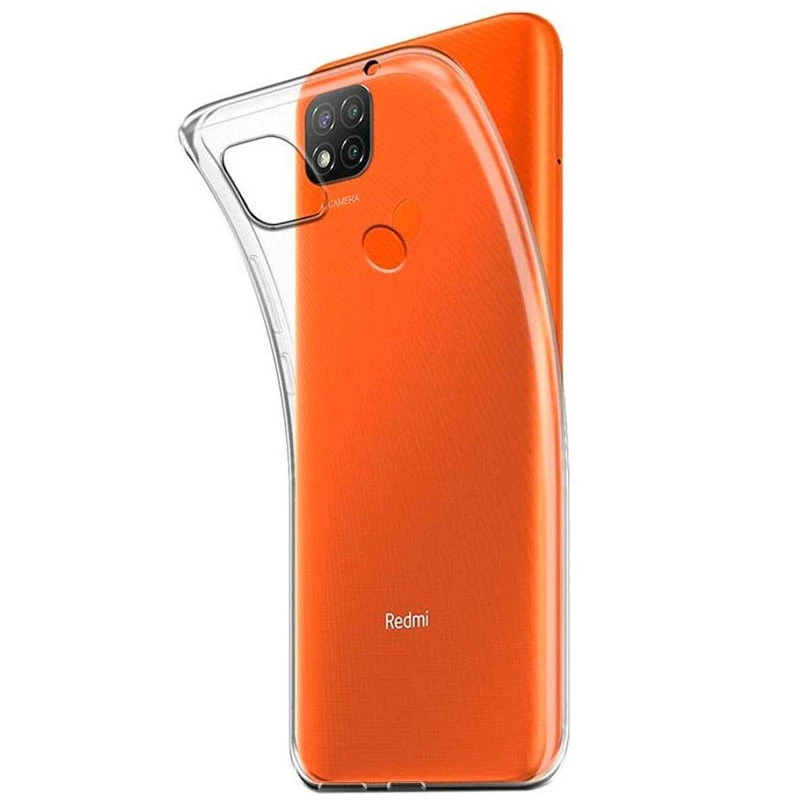 Ультратонкий силіконовий чохол 1,5 мм з захистом камери на Xiaomi Redmi 9C фото 1 з 2
