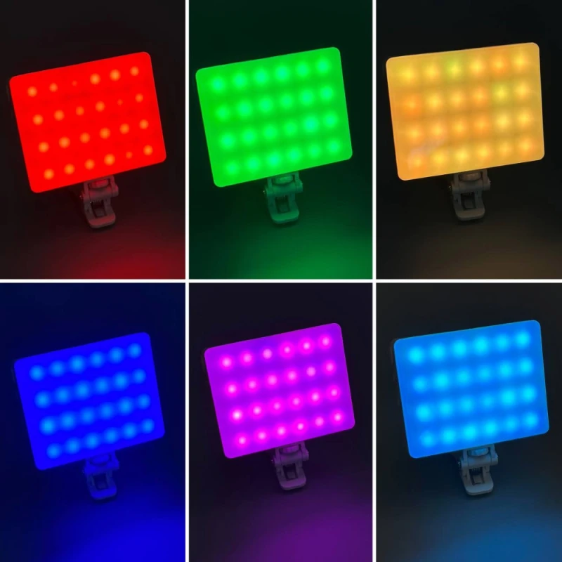 Відеосвітло MJ-06 RGB magnetic 1000mAh 3000-7000K (11*9см) – White. Фото 4 з 6