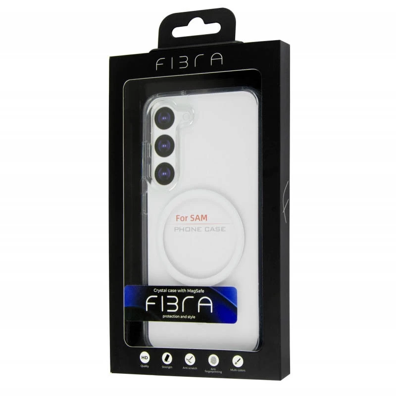 Чохол fibre diamond with MagSafe для Samsung Galaxy S23+ – Clear. Фото 7 з 8