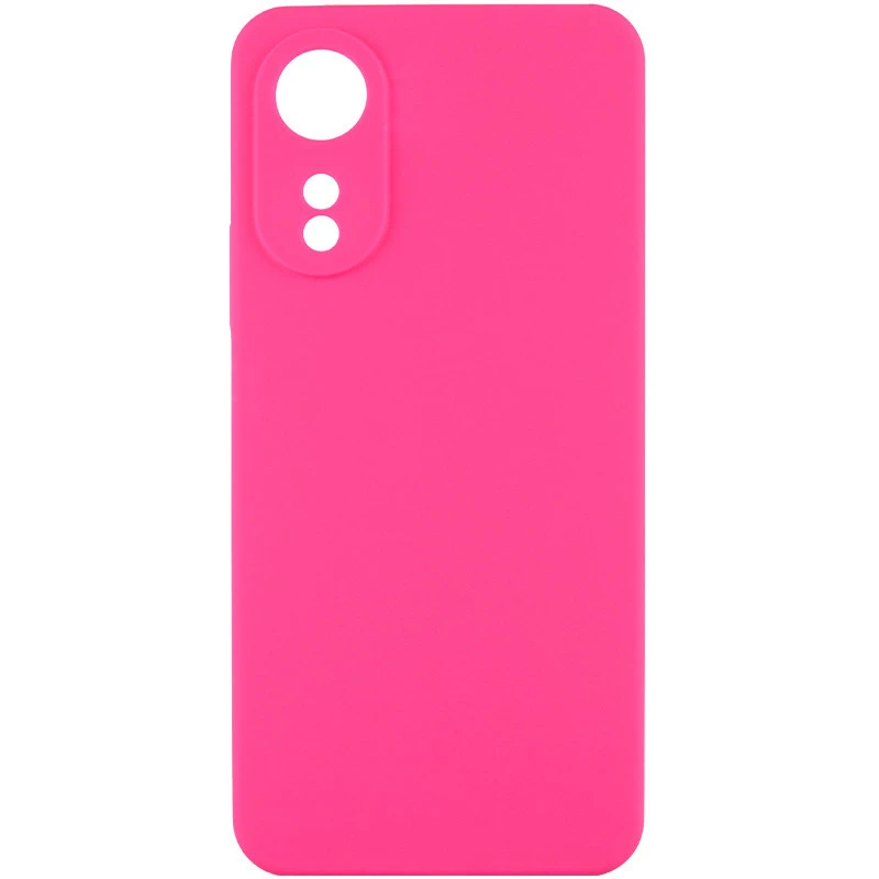 Чохол Silicone Case Lakshmi Premium з закритою камерою на Oppo A78 4G – Рожевий / Barbie pink. Фото 2 з 3
