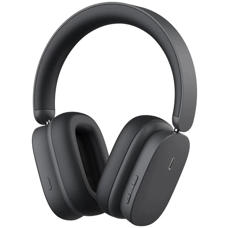 Накладні бездротові навушники Baseus Bowie H1 Hybrid ANC (NGTW23) – Grey. Фото 1 з 5