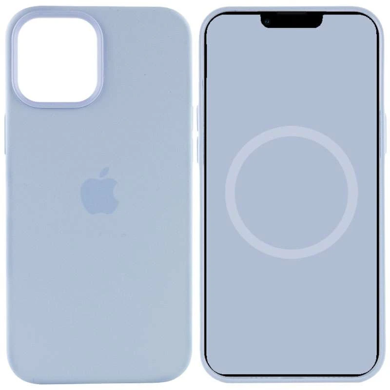 

Чехол Silicone case Premium с Magsafe и анимацией для Apple iPhone 12 Pro Max (6.7") (Голубой / Cloud Blue), Блакитний / cloud blue