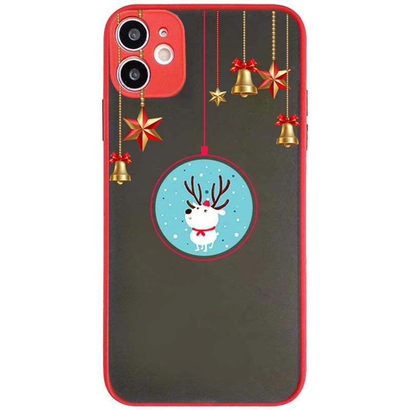 

TPU+PC чехол Christmas time для Apple iPhone 6/6s (4.7") (Оленёнок), Оленя