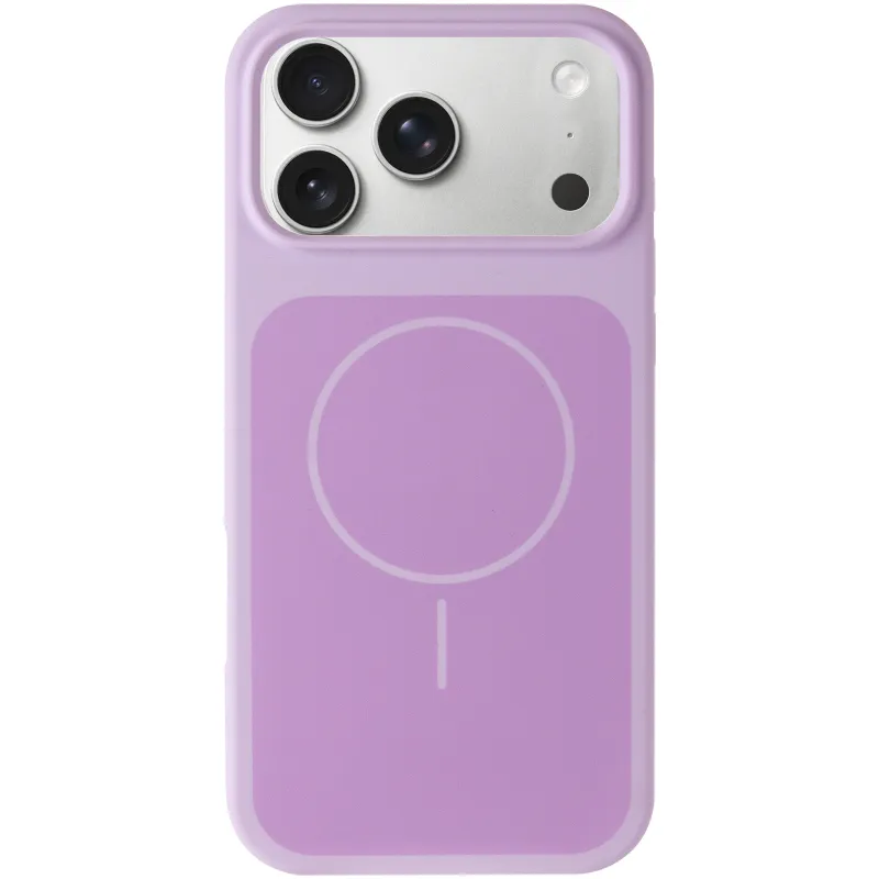 Чехол Silk Duo Color (AA) NO LOGO with Magnetic Fit для Apple iPhone 17 Pro Max (6.9") – Lilac. Фото 2 из 5
