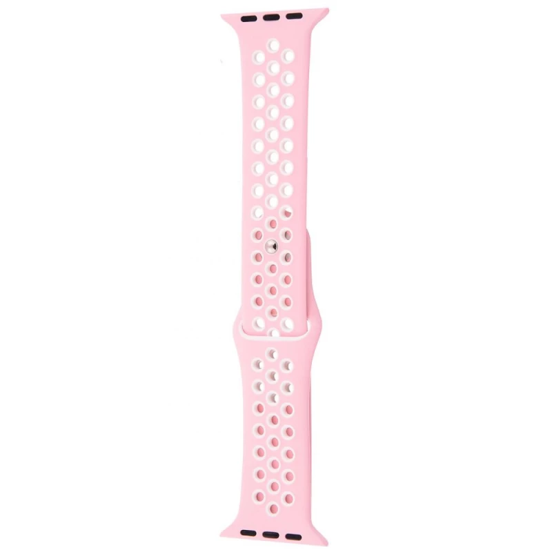 

Силіконовий ремінець Sport+ для Apple watch 42mm / 44mm (Pink Sand/White)