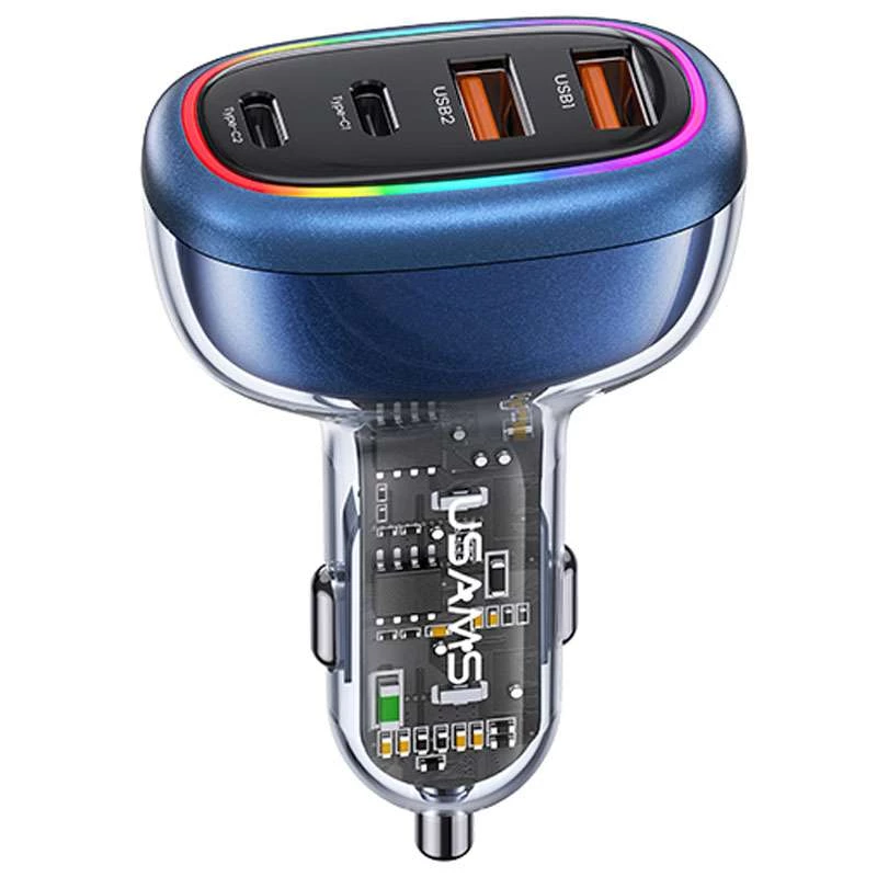 АЗУ Usams US-CC169 C34 PD30W+QC3.0 AACC 120W with Colorful Light фото 1 из 1