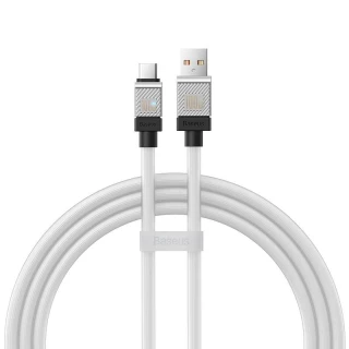 Дата кабель Baseus CoolPlay Series USB to Type-C 100W (1m) (CAKW00060) — White
