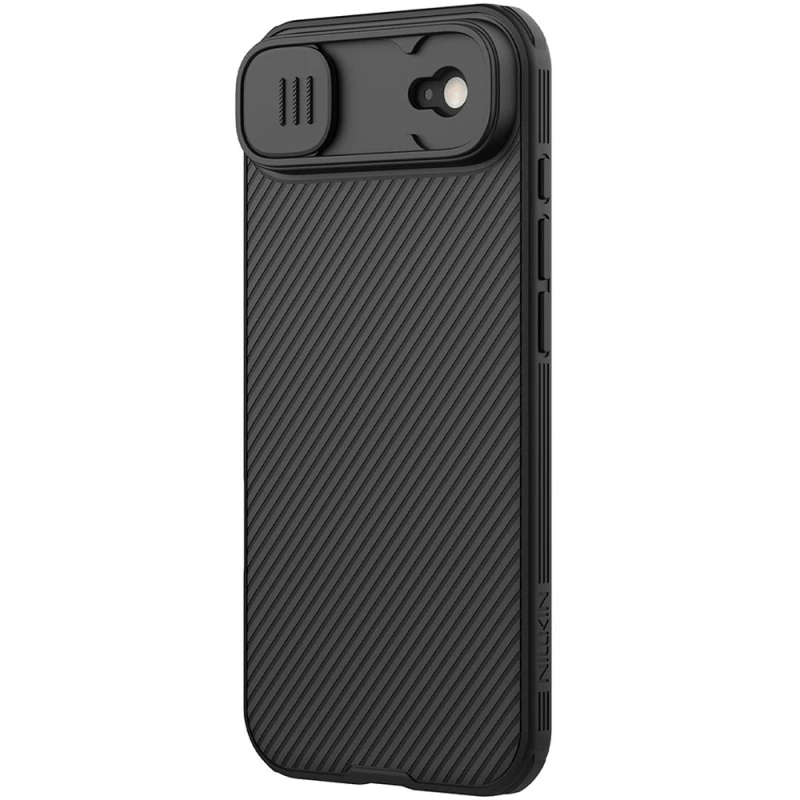 Карбоновая накладка Nillkin Pro со шторкой для камеры для Apple iPhone 17 Air (6.5") – Black. Фото 3 из 9