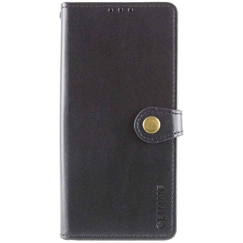 Чохол-книжка GETMAN галант на Xiaomi Redmi Note 14 5G – Чорний. Фото 1 з 8