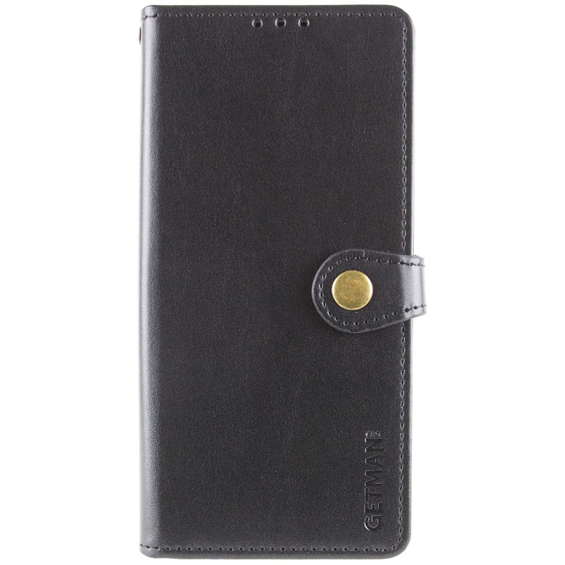 Чохол-книжка GETMAN Gallant  на TECNO Spark Go 1 – Чорний. Фото 1 з 6