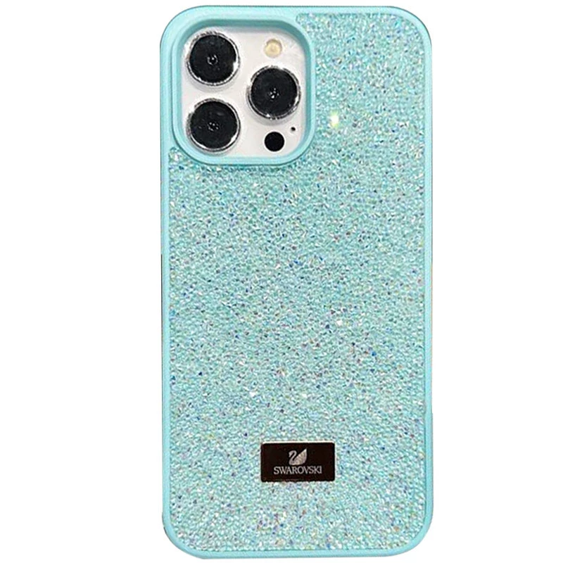 

TPU чехол Bling World Rock Diamond для Apple iPhone 16 Pro Max (Голубой), Блакитний