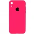 Чохол Silicone Case Square з захистом камери на Apple iPhone XR (6.1") – Рожевий / Barbie pink. Фото 1 з 1
