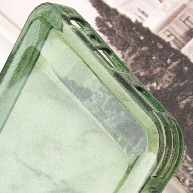 Силиконовый чехол с узором на Oppo A17 – Зеленый. Фото 10 из 10