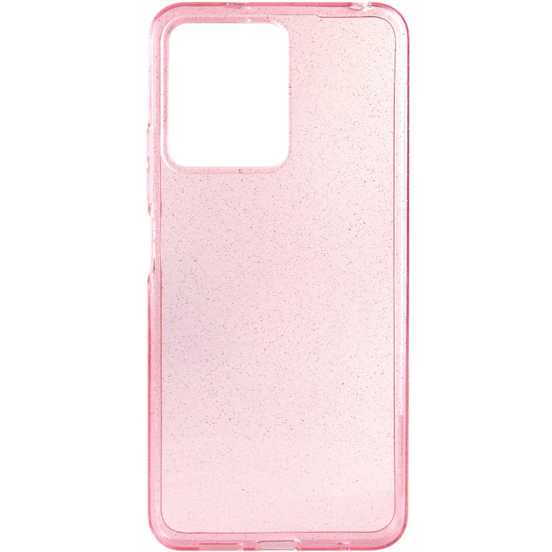 Блискучий силіконовий чохол на Xiaomi Redmi Note 12 4G – Pink. Фото 3 з 10