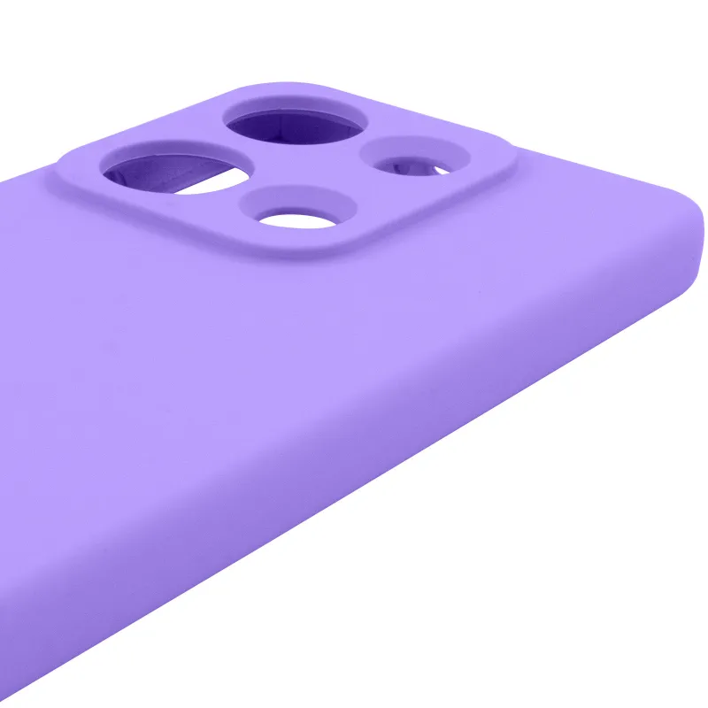 Чохол Silicone Case Lakshmi Premium із закритою камерою для Xiaomi Redmi Note 14S – Бузковий / Dasheen. Фото 9 з 10