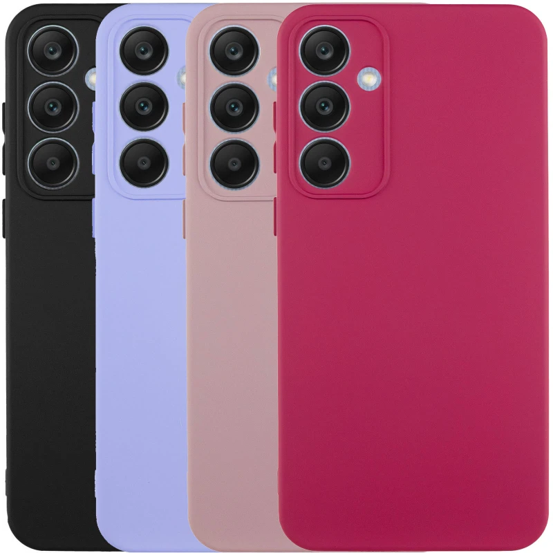 Кольоровий силіконовий чохол GETMAN із закритою камерою для Samsung Galaxy S24 фото 2 з 4