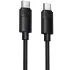 Дата кабель Borofone BX123 Leya Type-C to Type-C 60W (1m) – Black. Фото 1 з 5