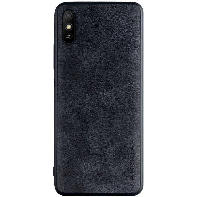 

Шкіряний чохол AIORIA Vintage на Xiaomi Redmi 9A (Чорний)